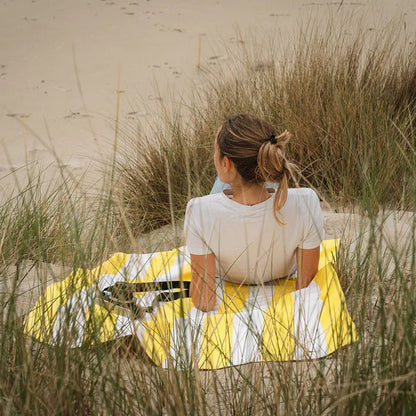 Baya™ Sommerhandtuch gestreift - Schnelltrocknend & Sandabweisend